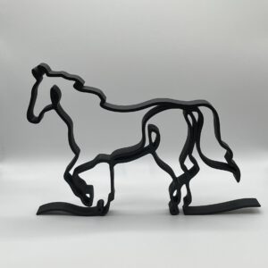 Minimalist Horse Sculpture – Sleek and Elegant Decorative Figurine for Horse Lovers