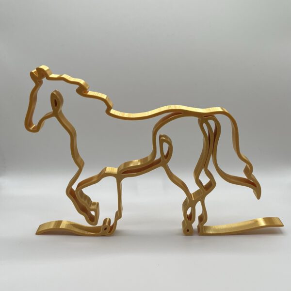 Minimalist Horse Sculpture – Sleek and Elegant Decorative Figurine for Horse Lovers - Image 2