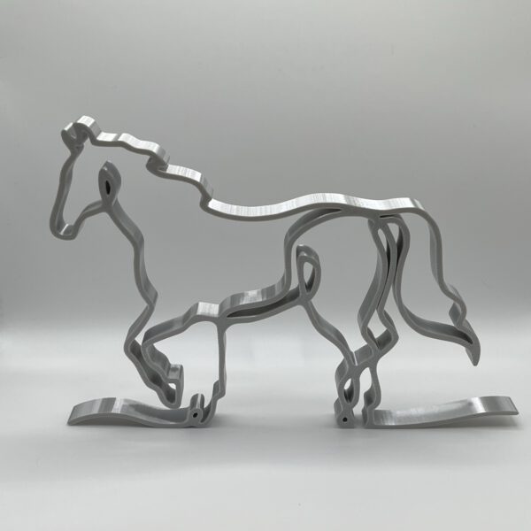 Minimalist Horse Sculpture – Sleek and Elegant Decorative Figurine for Horse Lovers - Image 3