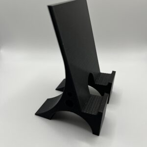 Universal mobile phone holder in the color black