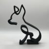 Minimalist Chihuahua Sculpture – Stylish and Modern Dog Figurine for Home Decor