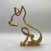 Minimalist Chihuahua Sculpture – Stylish and Modern Dog Figurine for Home Decor - Image 2