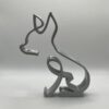 Minimalist Chihuahua Sculpture – Stylish and Modern Dog Figurine for Home Decor - Image 3