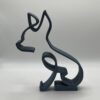 Minimalist Chihuahua Sculpture – Stylish and Modern Dog Figurine for Home Decor - Image 4