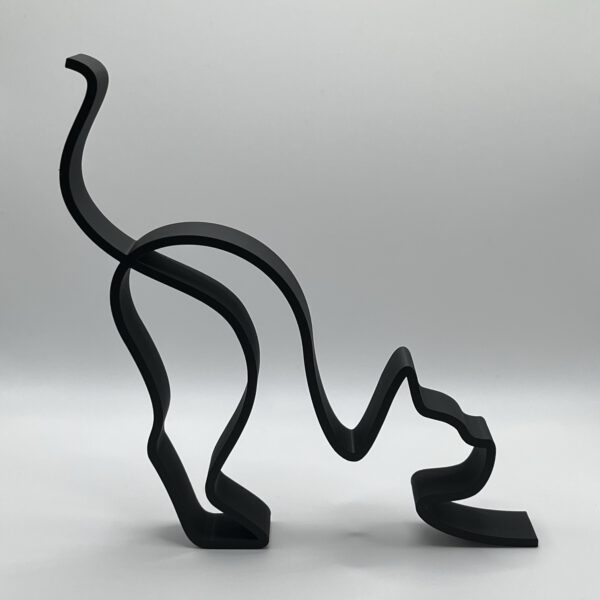Minimalist Cat Sculpture – Sleek and Modern Decorative Figurine for Home Decor