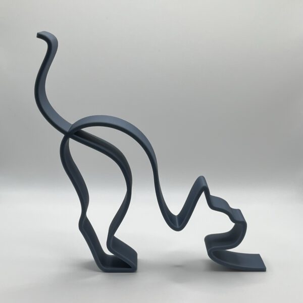Minimalist Cat Sculpture – Sleek and Modern Decorative Figurine for Home Decor - Image 4