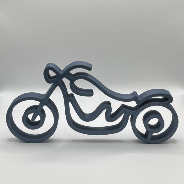 Minimalist Motorcycle Sculpture – Figurine Gift for Riders - Image 4