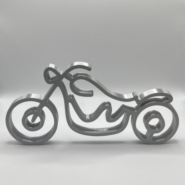 Minimalist Motorcycle Sculpture – Figurine Gift for Riders - Image 3